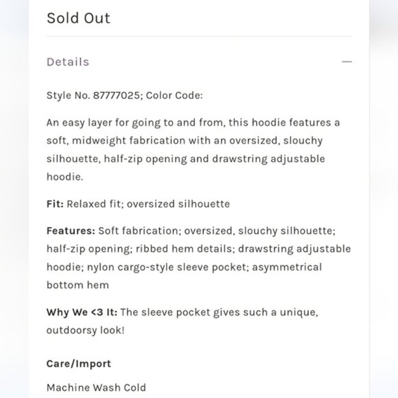 Free People Intercept ½ zip hoodie - light blue - Picture 11 of 11